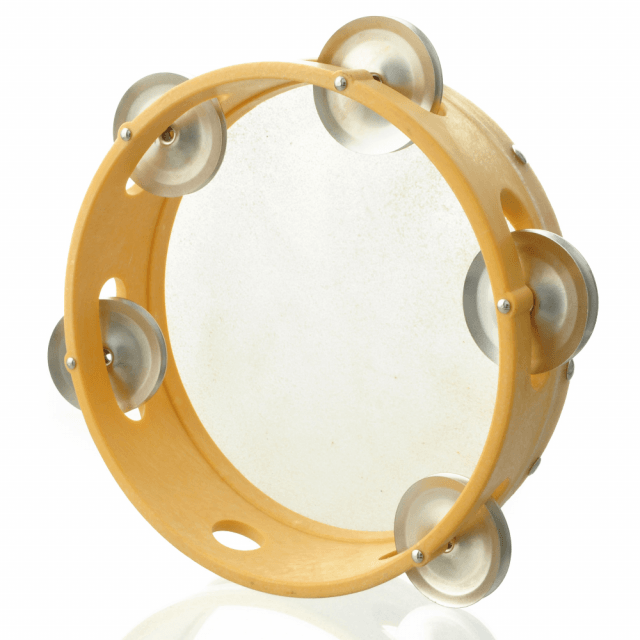 Tamburello in pelle naturale - misura Small