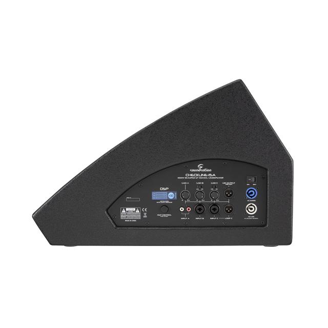 Monitor da Palco Biamplificato Coassiale da 15" con DSP
