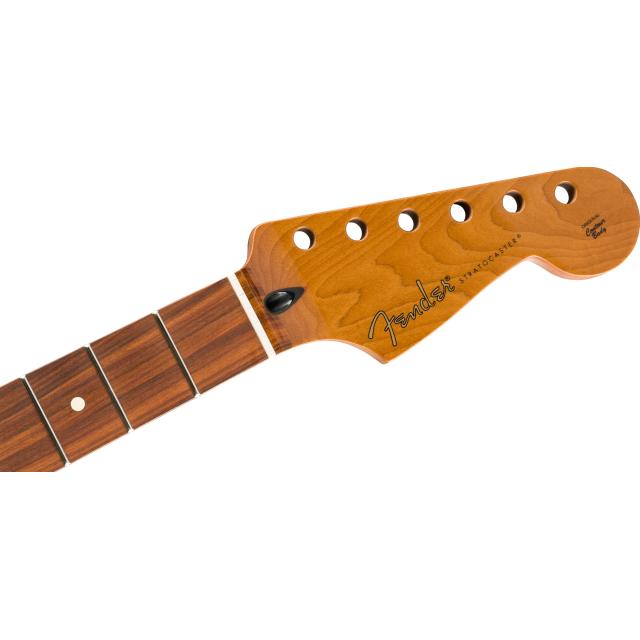 Roasted Maple Stratocaster® Neck, 22 Jumbo Frets, 12", Pau Ferro, Flat Oval Shape
