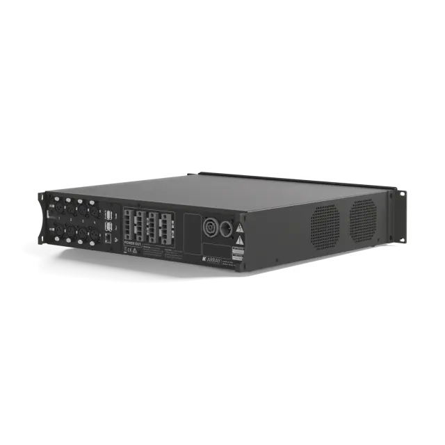 8x150W @ 4 Ohm Class-D Amplifier, Integrated DSP, 2x2 Dante Channels Enabled