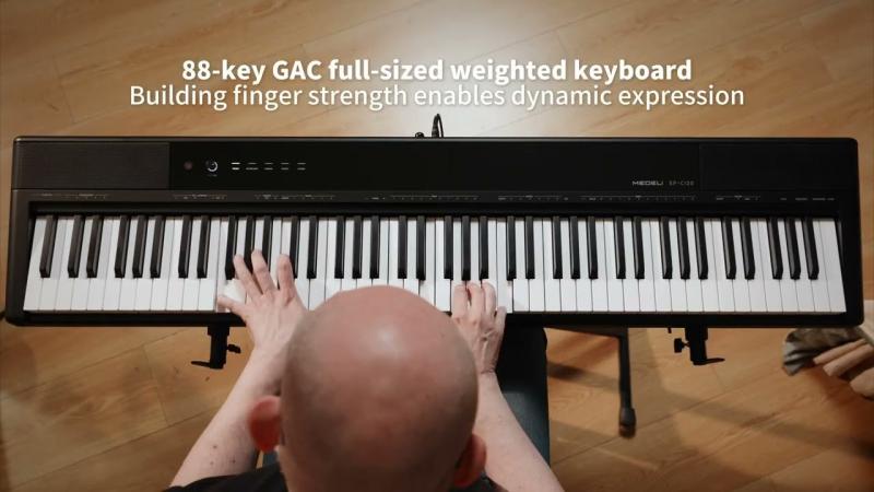 Maono SP-C120 - Pianoforte digitale con 88 tasti "hammer action" graduati - Promo Video