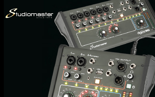 StudioMaster DigiLive 8C and 4C