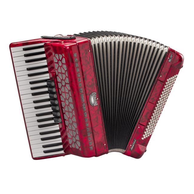 Fisarmonica 120 bassi 3/5 rossa