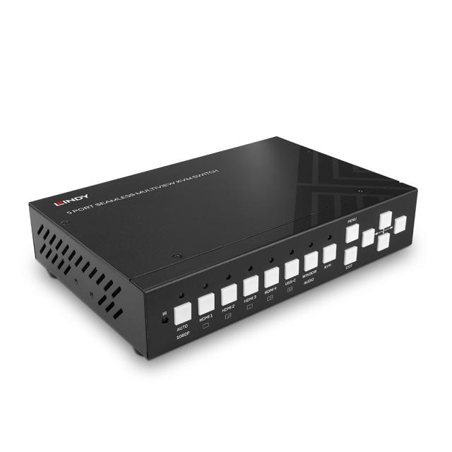 Switch KVM Seamless Multiview, 5 Porte HDMI 4K60
