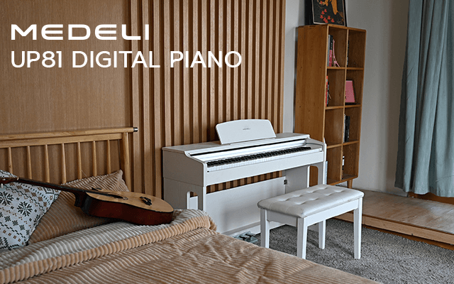 MEDELI UP81-BK / UP81-WH Entry Level Upright Digital Pianos