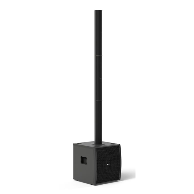 Sistema attivo con subwoofer 12" + colonna 16x2" ad array modulare