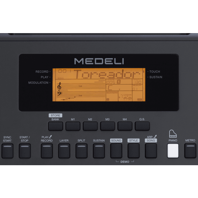 Tastiera arranger a 61 tasti "Touch Response"