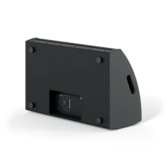 Bi-Amp 2x12"+12" Coaxial Passive Stage Speaker with Selectable Coverage (black color)