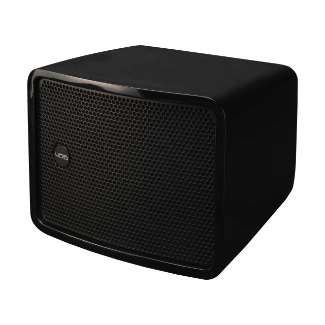 1x12” subwoofer, 600 W AES, 8 Ω, reflex, with fiberglass cabinet (black)