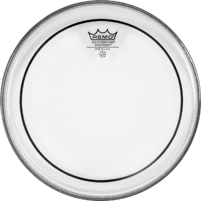 Pelle per Batteria Pinstripe Clear 22"