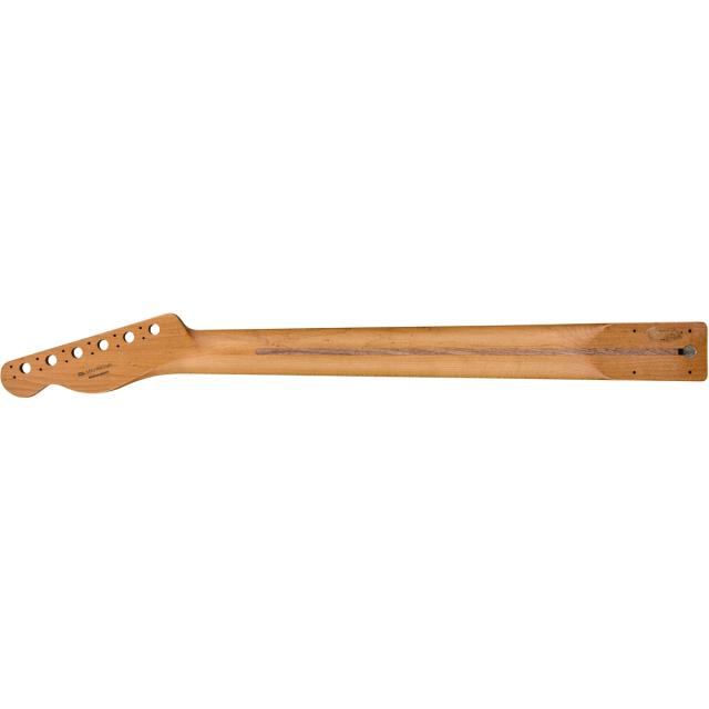 Roasted Maple Telecaster Neck, 21 Narrow Tall Frets, 9.5", Maple, C Shape