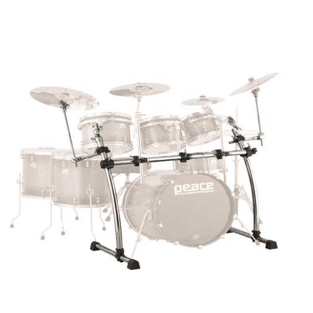 Rack per batteria con struttura curva