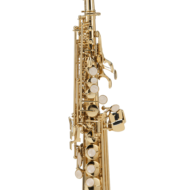 Straight Bb soprano saxophone with F# key