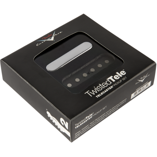 Pickup Fender Custom Shop Twisted Tele® Black and Chrome 0992215000