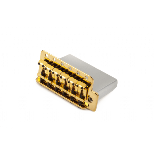 Vintage-Style Strat® Bridge Assembly, (2-3/16" Spacing), Gold