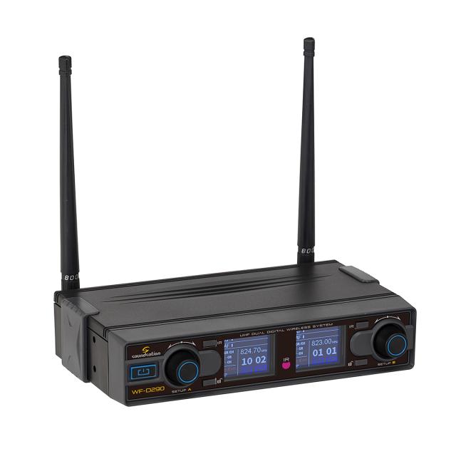 UHF Dual Digital Wireless Microphone System - A2 Band (520-550MHz)