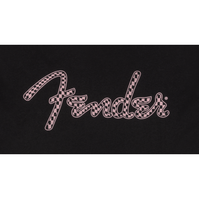T-shirt Fender® Spaghetti Logo Wavy Checker Tee, Pink Checker, L 9192412506