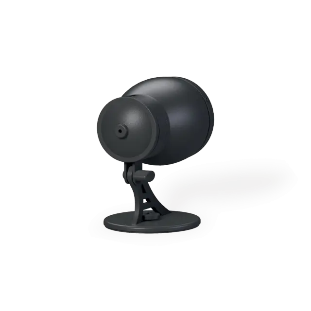 1x2" Ultra-compact Passive Point Source Speaker with Selectable Impedance (black color)