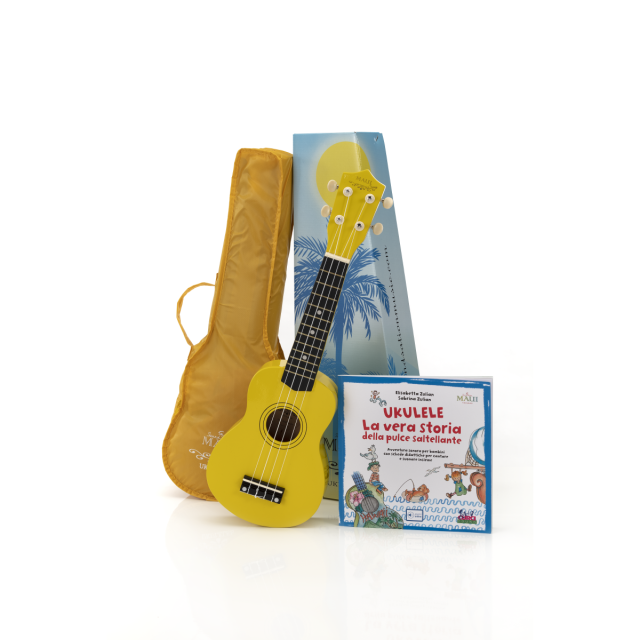 MAUI SUNNY Ukulele with bag and kids edu book (ITA)