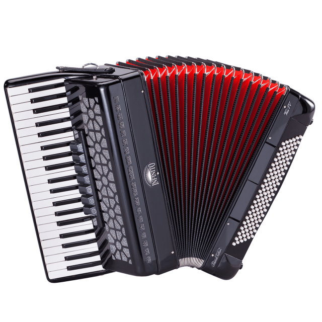 Fisarmonica 120 bassi 3/5 nera