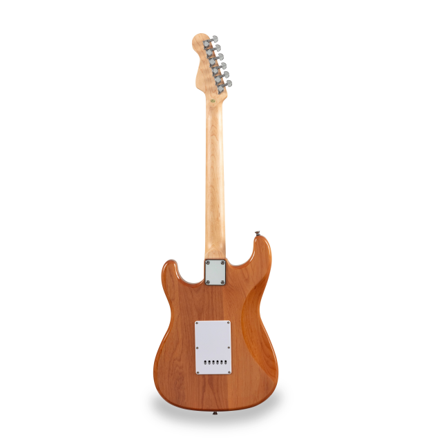 Chitarra elettrica double cutaway con 2 single coil + humbucker splittabile e meccaniche autobloccanti (equipaggiata Wilkinson)
