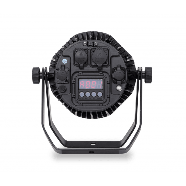 Set of 6 IP65 battery-powered PARs with 10W 6in1 LED in flight case with recharge function