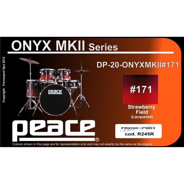 Striking lacquered finishes Maple and Mahogany 5 pcs Drum set