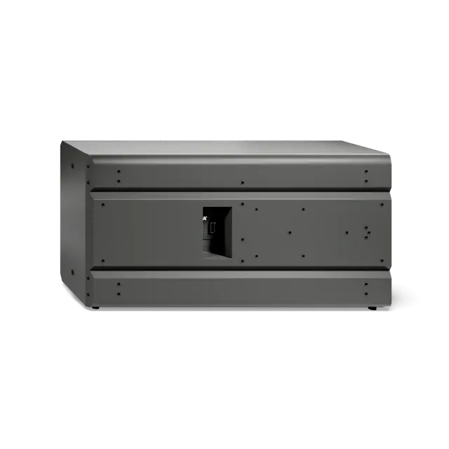 2x12" Compact Passive Subwoofer with Selectable Impedance (black color)