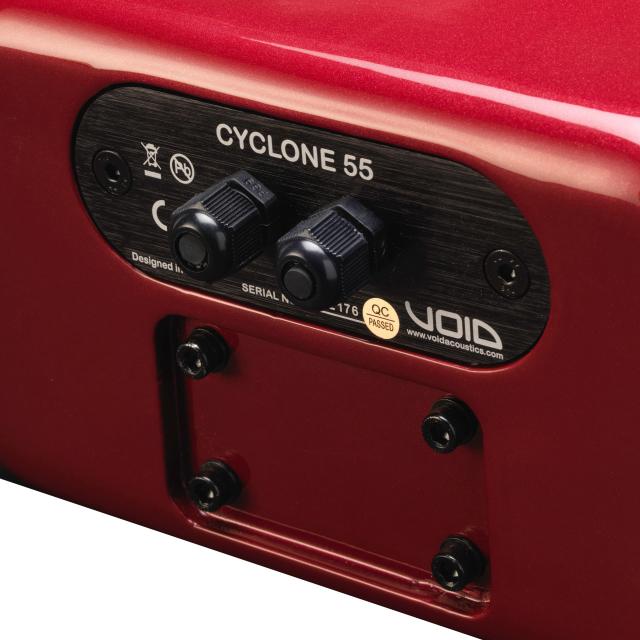 Passive coaxial compact loudspeaker with 2x 5" drivers, Fibreglass Enclosure, 16 Ω, IP-55 (red)
