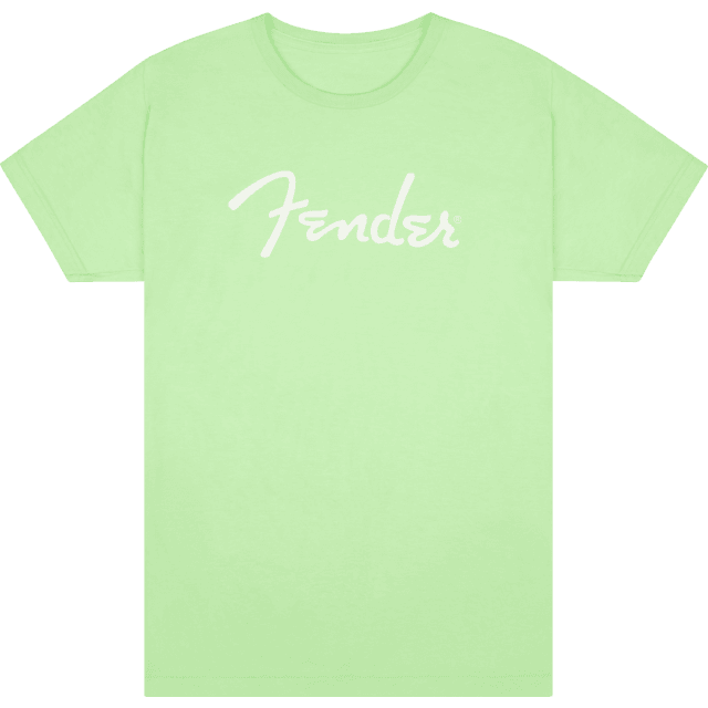 Maglietta Fender® Spaghetti Logo, Verde Surf, S