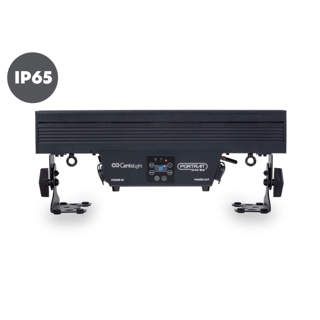 Set of 6 led bar battery powered with flight case