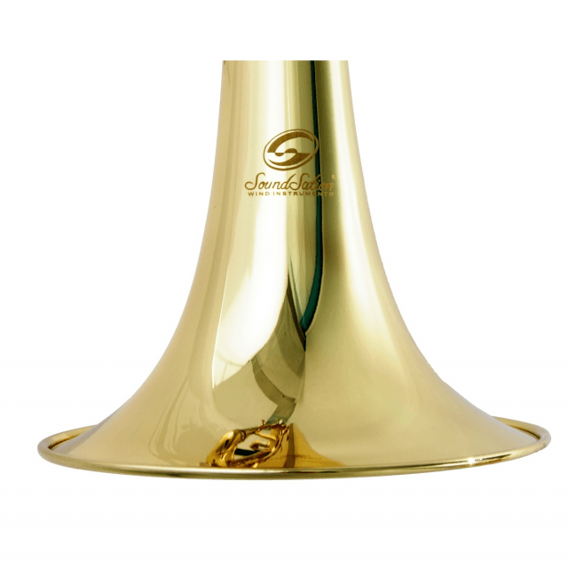 Bb trumpet in gold lacquered finish