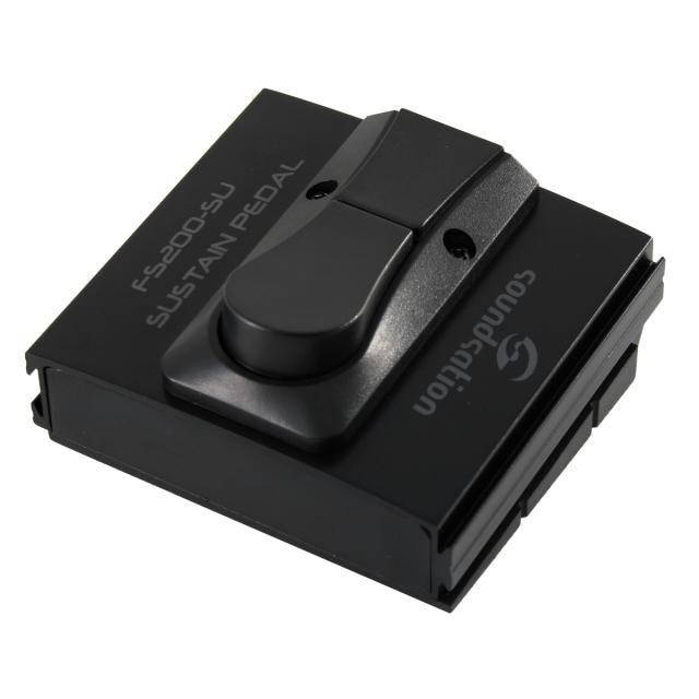 Sustain pedal for keyboards with select status switch