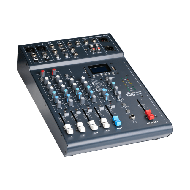 6-Channel Professional Mixer with Effect and Player