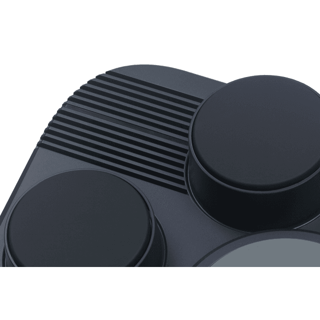 Drum kit portatile con 8 pad in gomma sensibili al tocco e 2 pedali