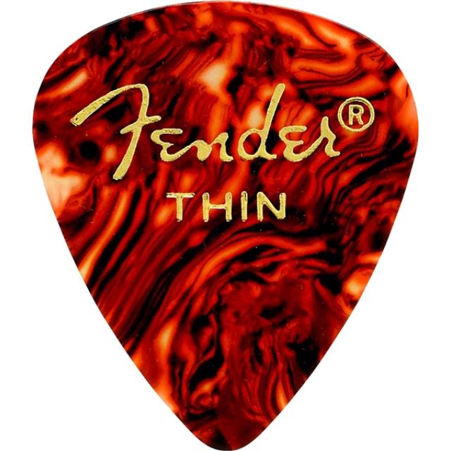 Plettri Tortoise Shell 351 Shape Thin Confezione da 12