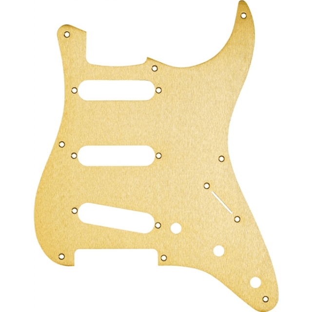Fender Parts Battipenna Stratocaster S/S/S 8 fori di montaggio Gold