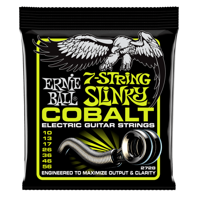 Extra Slinky Cobalt 7-string Electric Guitar Strings