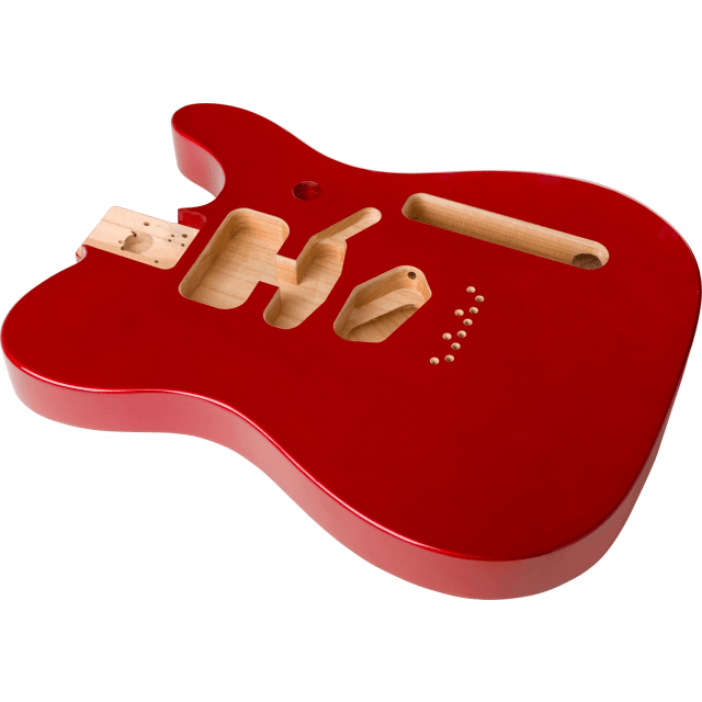 Deluxe Series Telecaster® SSH Alder Body Modern Bridge Mount, Candy Apple Red