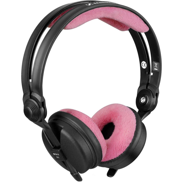 Earpad Set TEDDY for Sennheiser HD25 - pink