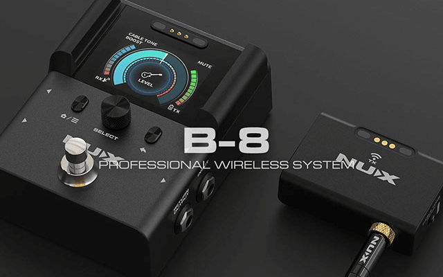 NUX B-8: the wireless goes pro!
