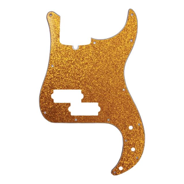 P-Bass Pickguard Gold Sparkle