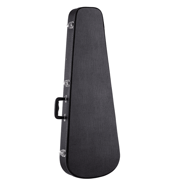 Hard case for electric guitar teardrop shaped
