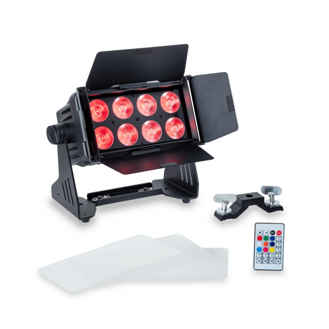 IP65 battery powered wash projector 8x15W