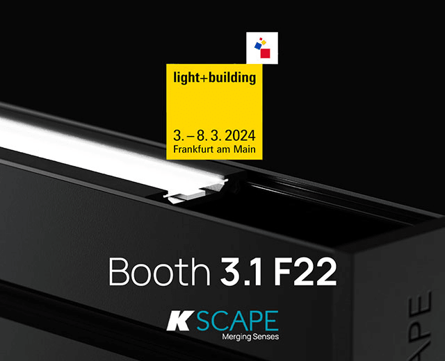 K-SCAPE will be exhibiting for the first time at Light&Building in Frankfurt