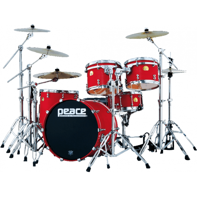 Drum Set 5 pcs in Acero Canadese con finiture laccate speciali