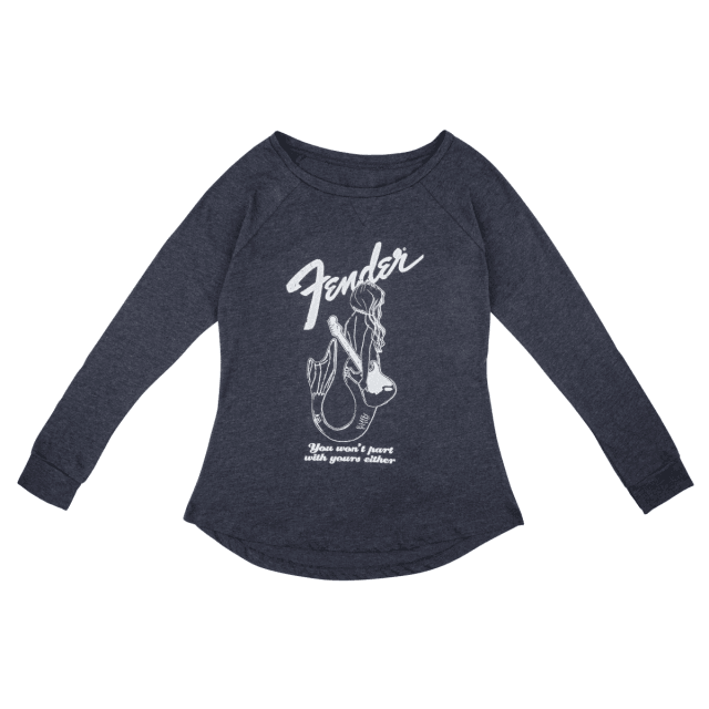 Fender® Mermaid manica lunga da donna, Navy, S