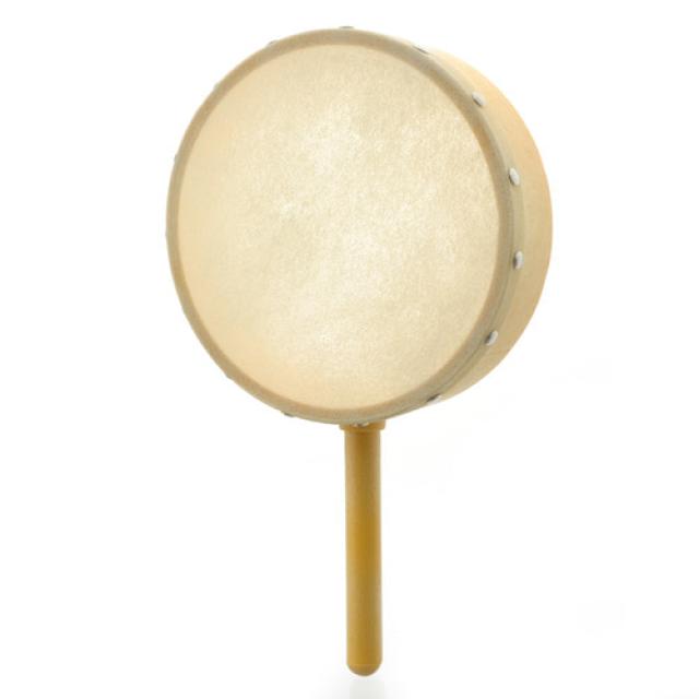 ﻿﻿Hand drum with natural leather head