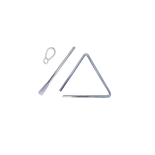 Triangolo in metallo con battente