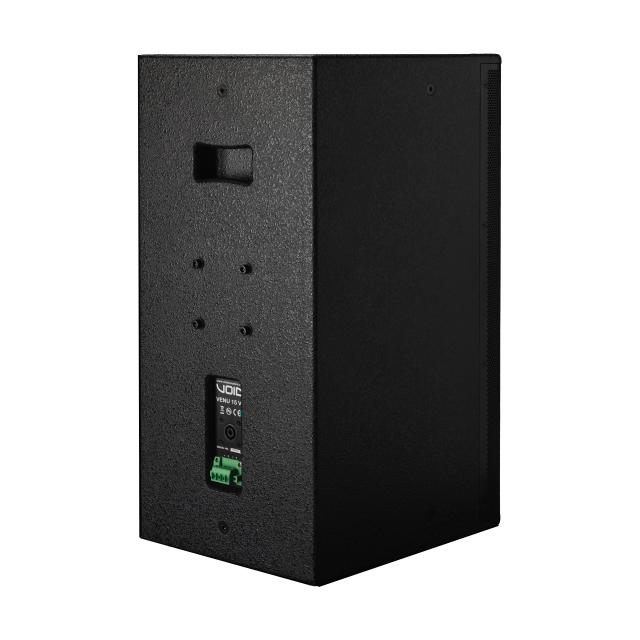 Compact Passive Two-Way 15” Loudspeaker with rotatable asymmetrical horn (black)